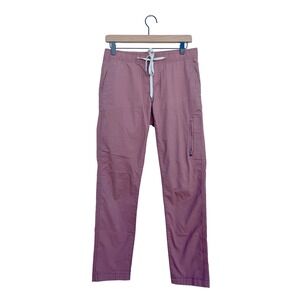 Vuori Ripstop Utility Pants Rose‎ Mauve Drawstring Straight Leg S